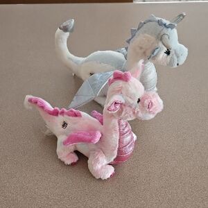 Webkinz Ganz Whimsy & Ice Plush Dragons No Codes Collectibles